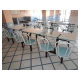 cluster chairs and tables