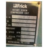 Frick Rotary Screw Compressor blue fitted freon green ammonia