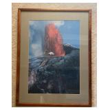 MMS063- Helicopter & Lava Fountain Print