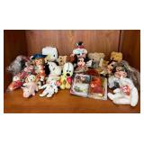 MMS077- Assorted Children Stuffed Toys - Japanese Minnie, Ty Beanie Babies & More