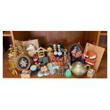 MMS082- Assorted Asian Themed Decor - Kokeshi Dolls, Figurines & More