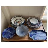 MMS102- Beautiful Asian Themed Serving Bowls & Platters