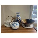 MMS120- Asian Themed Decor & Tea Pots