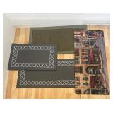 MMS126- (4) Cushioned Kitchen Floor Mats