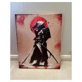 MMS201- Japanese Swordsman Print On Canvas