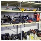 Battery & Corded & Hand Tools. Shelf sells too