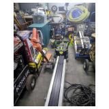 WELDING CABLES, ELECTRIC MOWER, ASSORTED SMALL EQUIPMENT