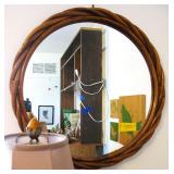 Bamboo Round Mirrors