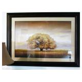 Extra Large Framed Beautiful Print of an Oak Tree by William Vans coy.