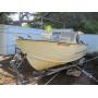 Starcraft 18' cruiser offshore boat with trailer.