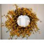 2 Summer wreaths w/ yellow flowers