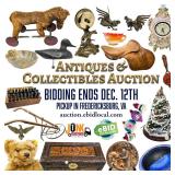 #1864: Antiques and Collectibles Auction: 11001 Houser Dr, Ste 26: Fredericksburg VA 22408 (JunkBusters)