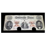 $10 Confederate States note, dated 1861