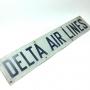 Vintage Delta Airlines Porcelain Sign