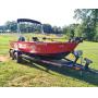 1990 Aluminum Astro 18ft Fishing Boat