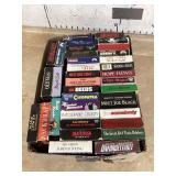 36 MISC VHS TAPES - RECORDS CD DVD VHSAssorted Phone Cases Game Boys and Camera in a Box