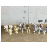 16 ANGEL FIGURINES - HOME DECORBOX OF TACKLE BOXES