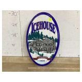 OVAL ICEHOUSE BEER SIGN (21 X 31)CHINA NIGHT TABLE SET