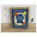 PABST BLUE RIBBON PLASTIC BEER SIGNRetro collectibles and accessories