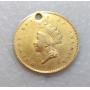 xxx SCARCE 1855 Indian Princess Head Gold $1