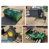 Large Quantity of Compact Tractor Attachments 07/25/2023