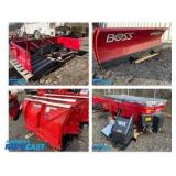 New Boss Snow Plows & Attachments Selling on 12/5/23