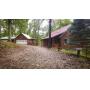 Log Cabin on 16 Acres in Clendening Lake area