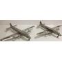 2 Pan American World Airways metal planes