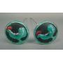 (2) Rooster Hatpins – Ice Green (selling so much