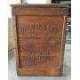 Antique Holman Baking Powder Meal / Coffee Bin