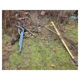 3pt hitch pick pole, post hole digger, slip bucket