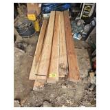 Rough cut lumber