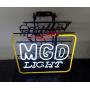 Miller MGD Light neon sign