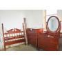 3 Pc. Cherry Bedroom Suite Includes Full Size Bed
