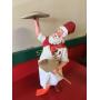 Santa Clausa Pizza Maker Statue