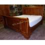 King Size Sleigh Bed w/ Tempurpedic station bed