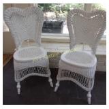 White Wicker Chairs