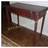 Antique Flip Top Card Table