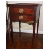 Mahogany Night Stand with 2 drawers