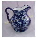 Blue and White Pitcher