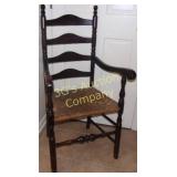 Ladder back Captains Chair - Straw Seat