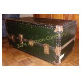 Vintage Military Travel Trunk/Wardrobe