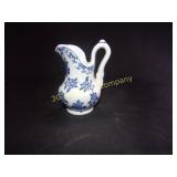 Blue and White Pitcher