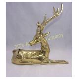 Brass Deer - Buck Trinket Box