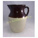 USA Brown and White Potter Pitcher