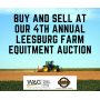 4th Annual Leesburg Equipment Auction